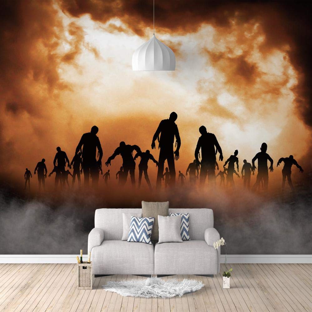Amazon.co.jp: カスタム壁画装飾画 終末のゾンビ 200x250cm 写真3D部屋